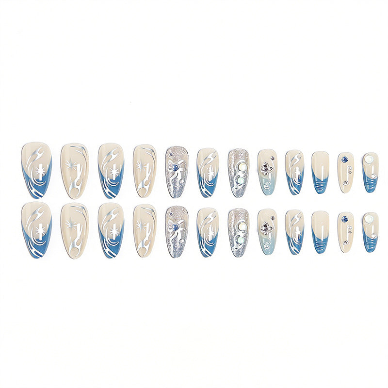 Nail art set with glamorous 3D decorations and elegant accents Stornfield