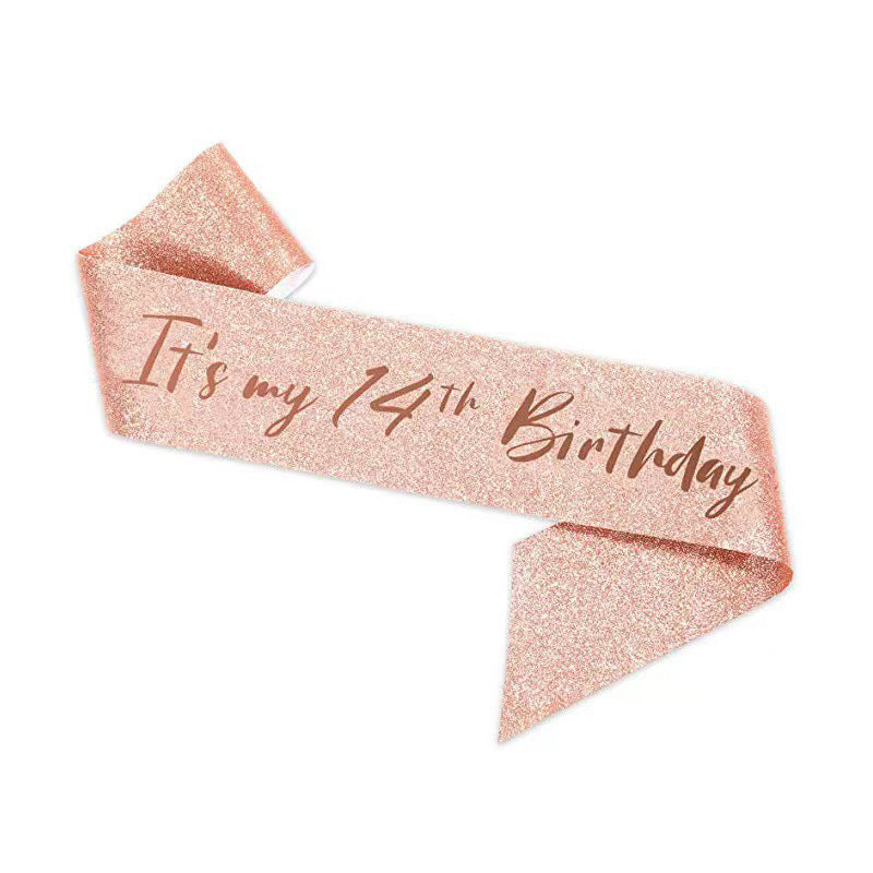 Ladies Festive 10th Birthday Decoration Ribbon Stornfield