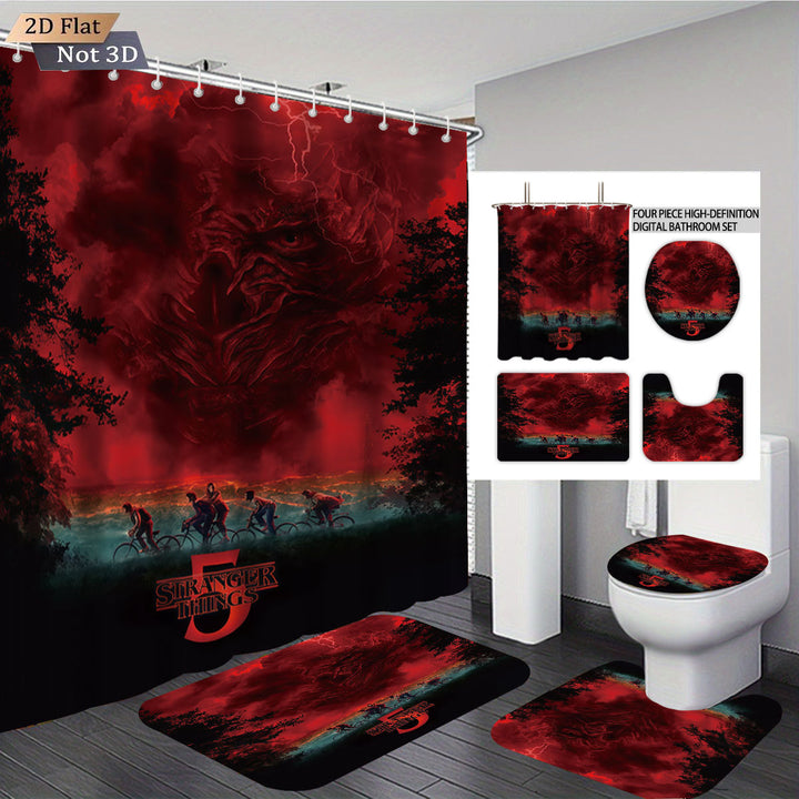 Stranger Things Adventure-Themed Digital Bathroom Set Stornfield