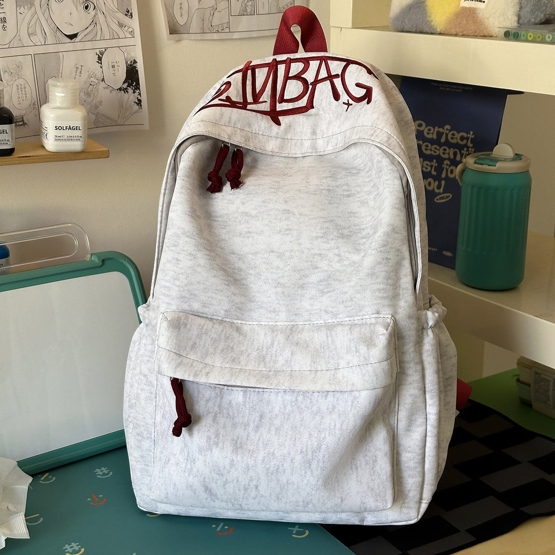 Casual Backpack with Cute Plush Keychain Stornfield