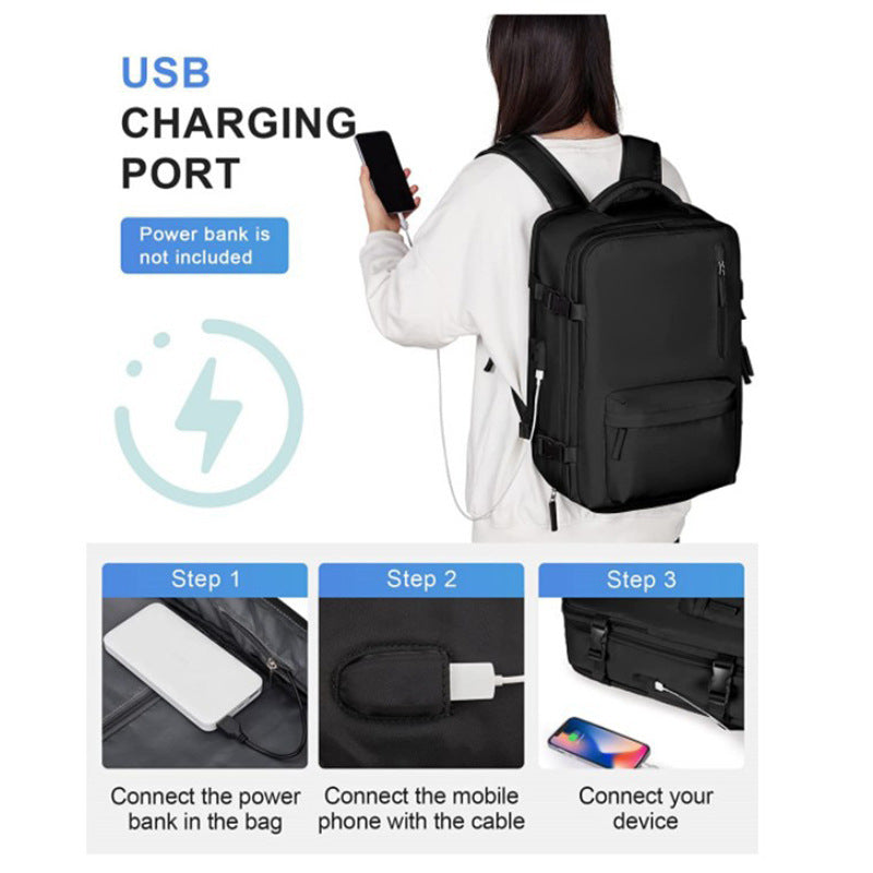 Multifunctional Travel Backpack with Insulated Laptop Compartment Stornfield