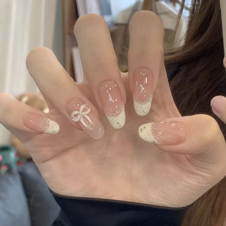 Artificial nails with elegant ombre look Stornfield