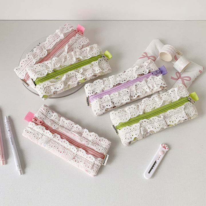 Elegant Lace Design Pencil Case Stornfield