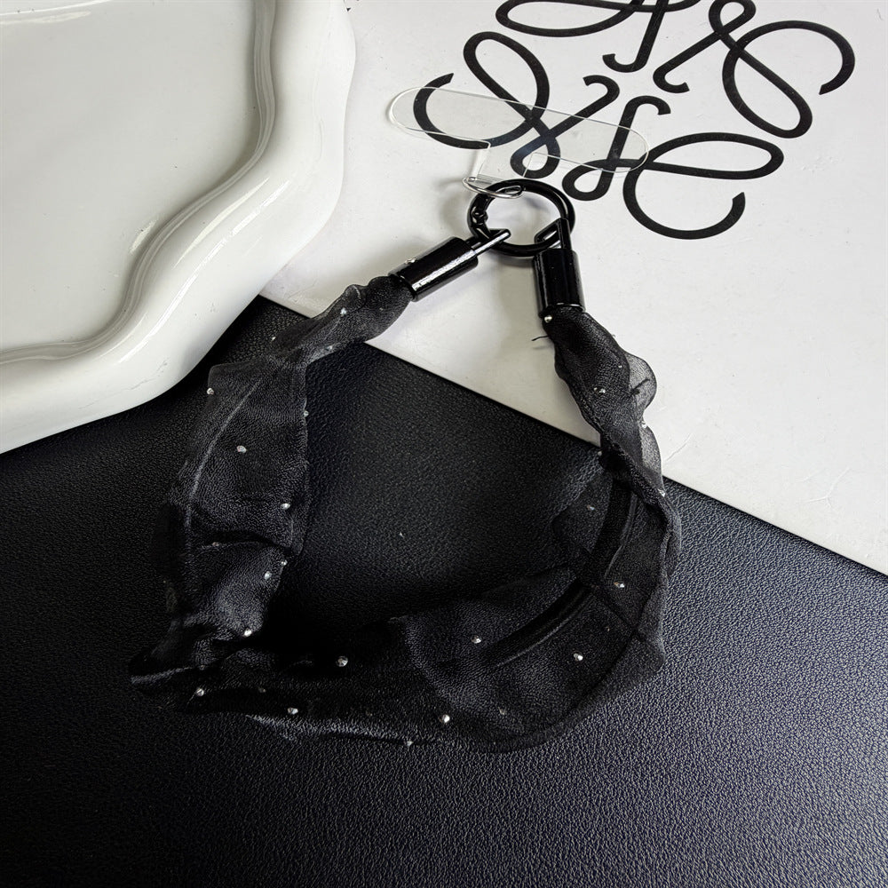 Decorative Chiffon Charm Keychain Stornfield