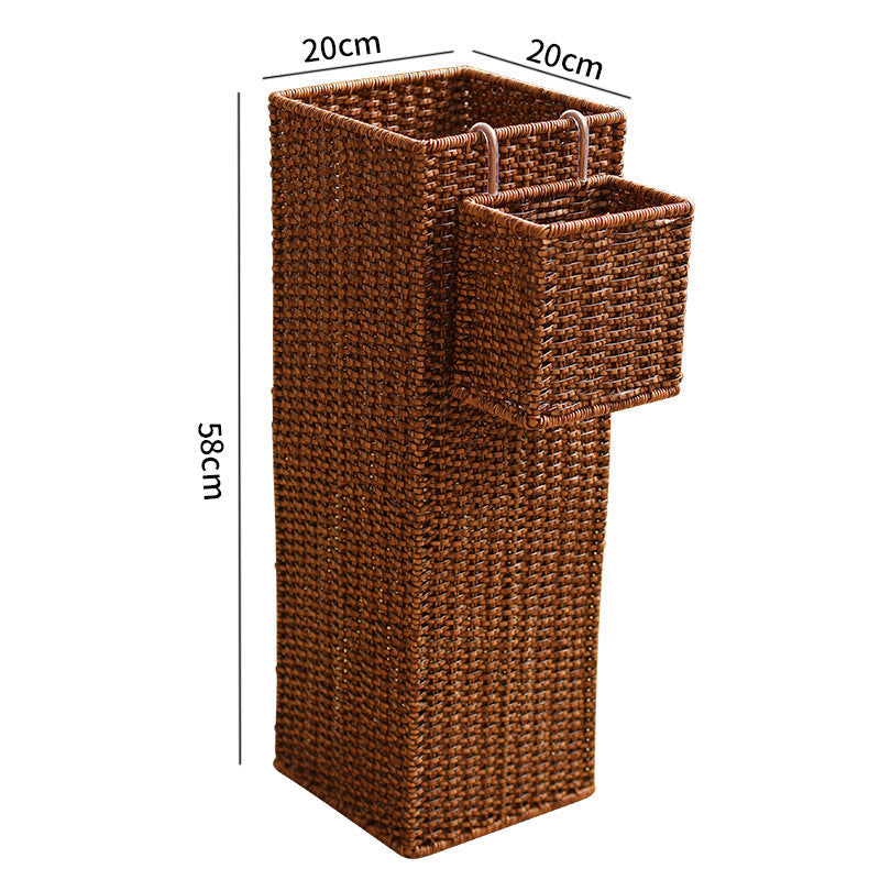 Decorative Wicker Storage Vase Stornfield