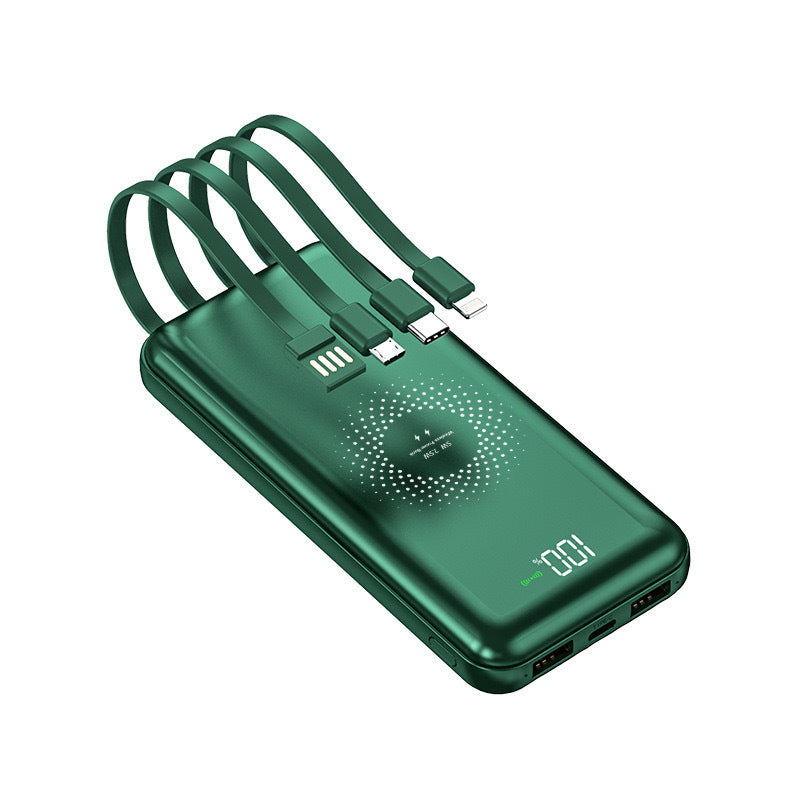Power bank with integrated multi-charging cable for Stornfield