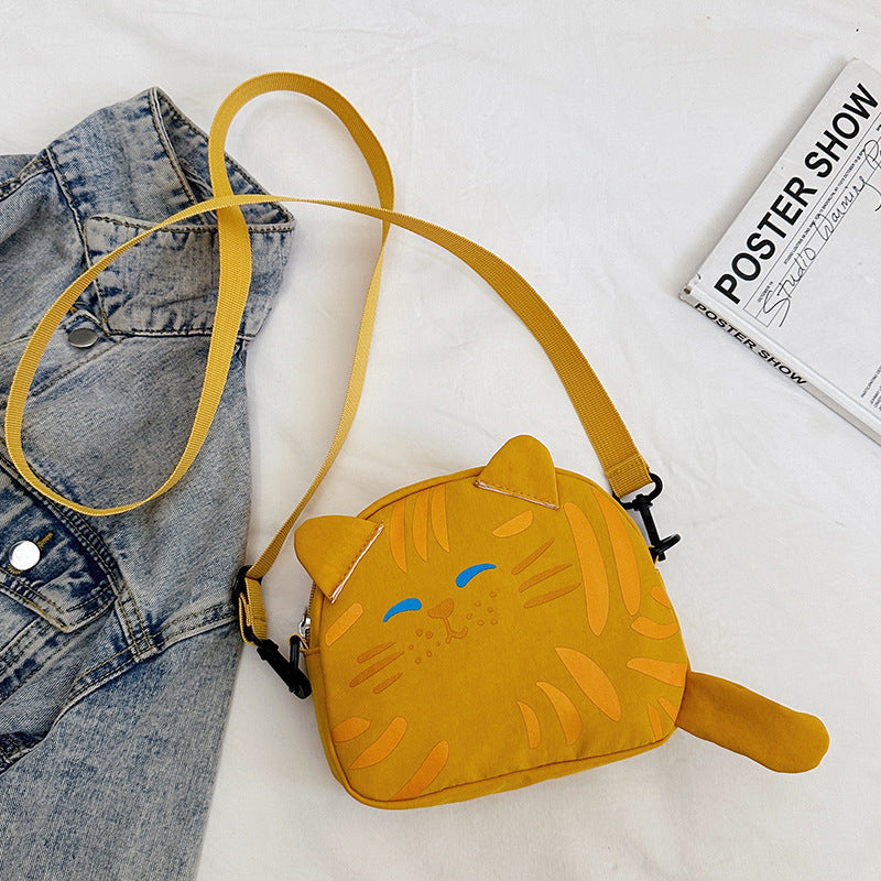 Cute Cat-Themed Crossbody Bag