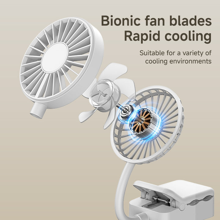 Unisex portable clip fan with adjustable arm Stornfield