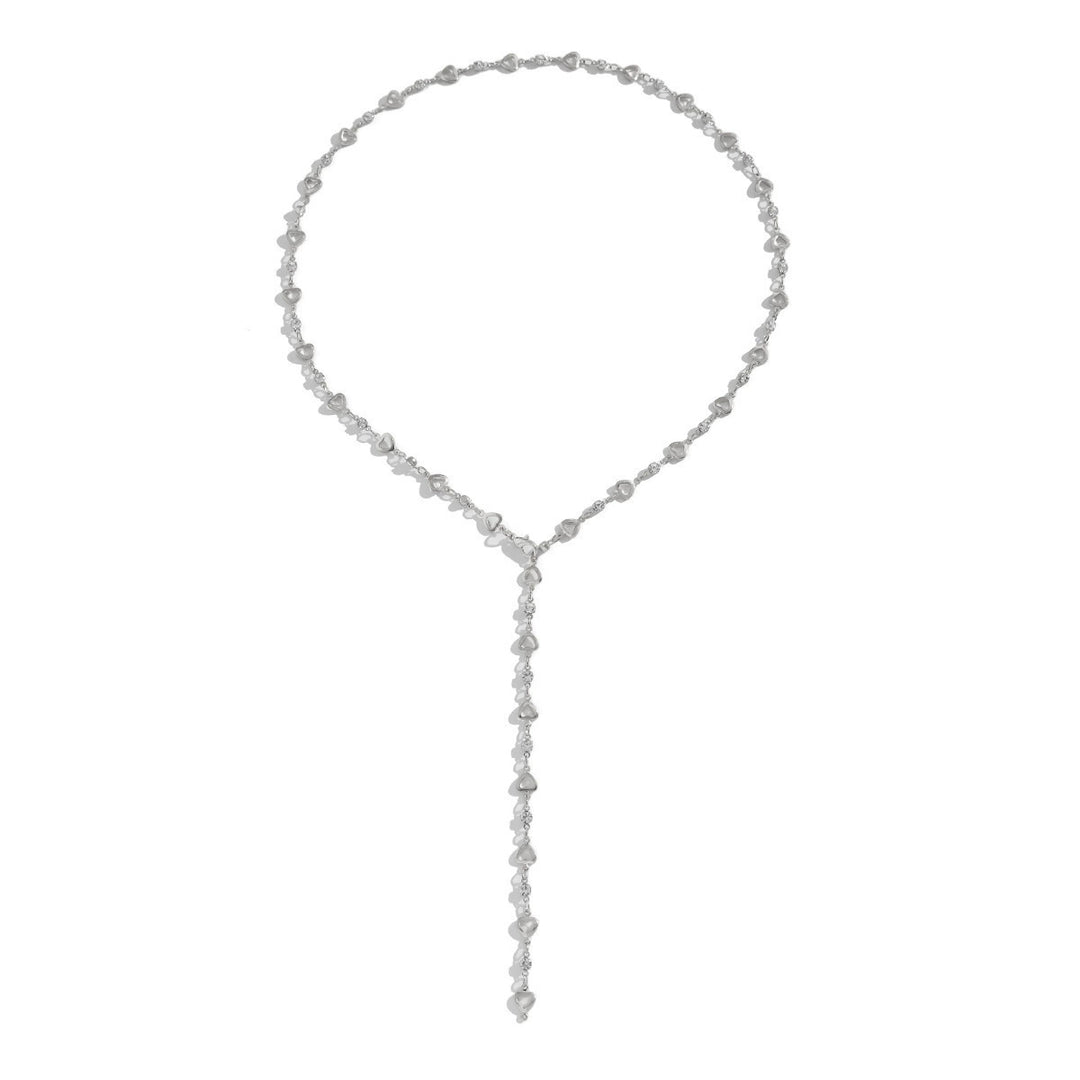 Heart-Shaped Gemstone Choker Necklace Stornfield