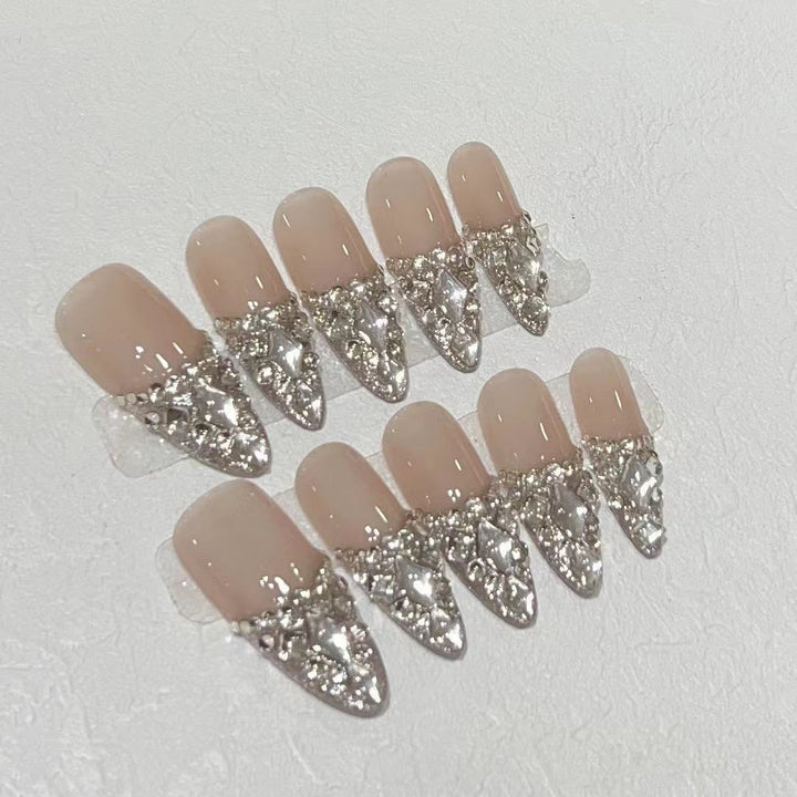 Rhinestone Stiletto Press-On Nail Set Stornfield