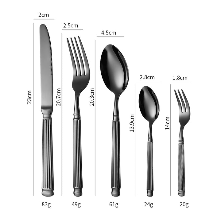 Elegant dessert spoon with exclusive surface design Stornfield