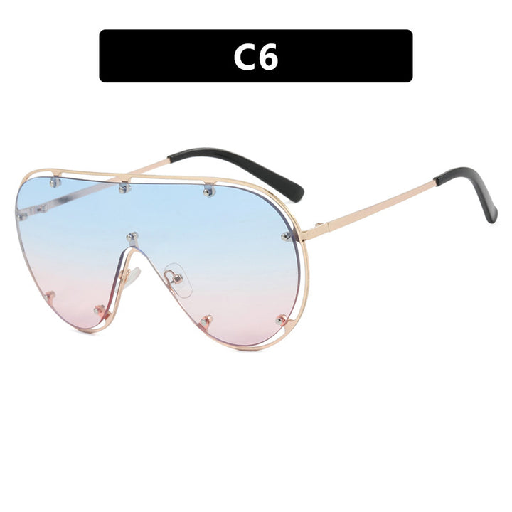 Women's fashionable oversized sunglasses in stylish retro design Stornfield