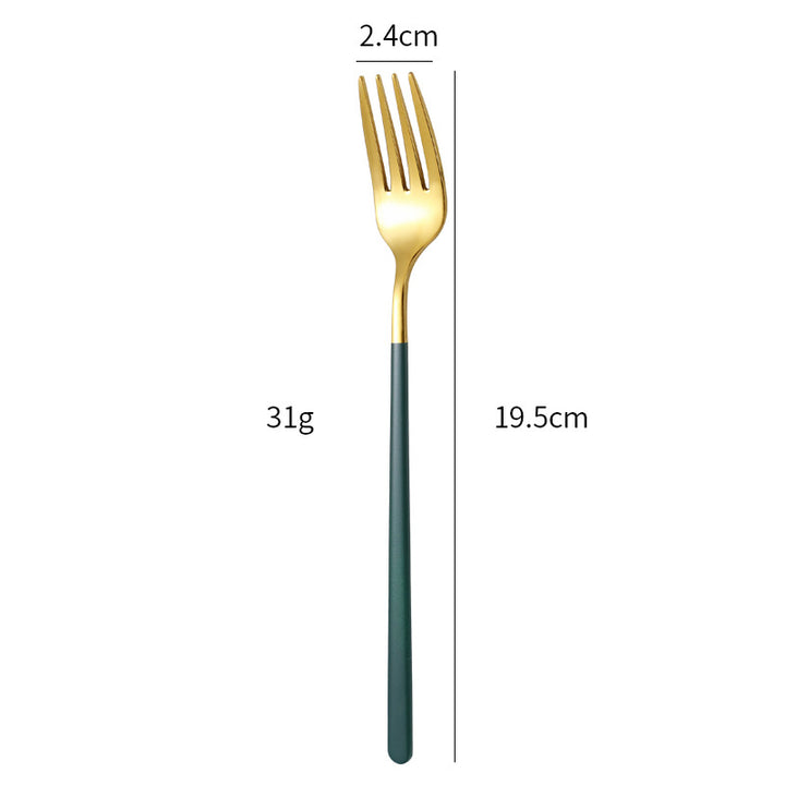 Elegant stainless steel dining fork with ergonomic handle Stornfield