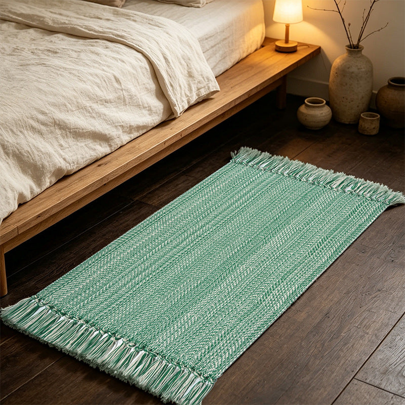 Braided Fringe Area Rug