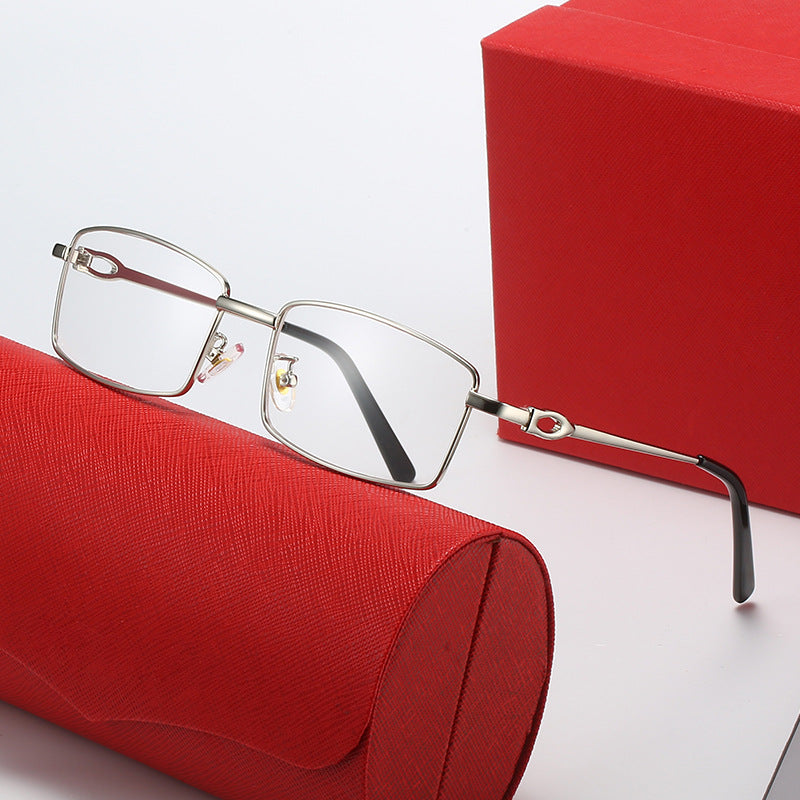 Women's elegant half-frame glasses with fine metal frame Stornfield
