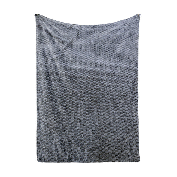 Ladies Cozy Microfiber Quick Change Blanket in Modern Checkered Pattern Stornfield