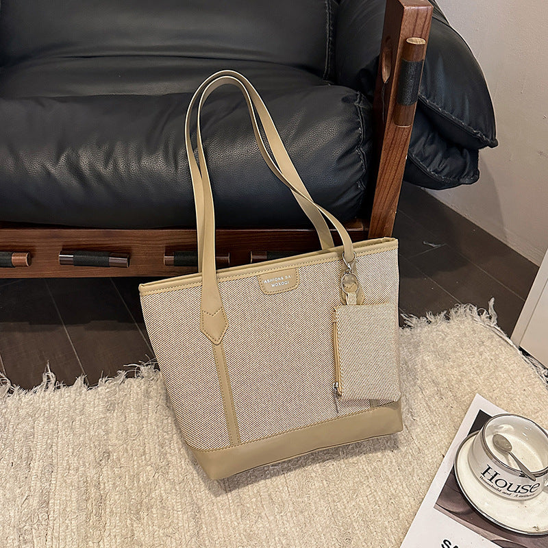 Spacious Multi-Pocket Tote Bag