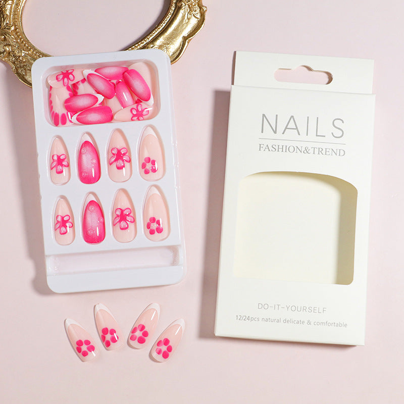 Premium Press-On Nail Set with Decorative Accents Stornfield