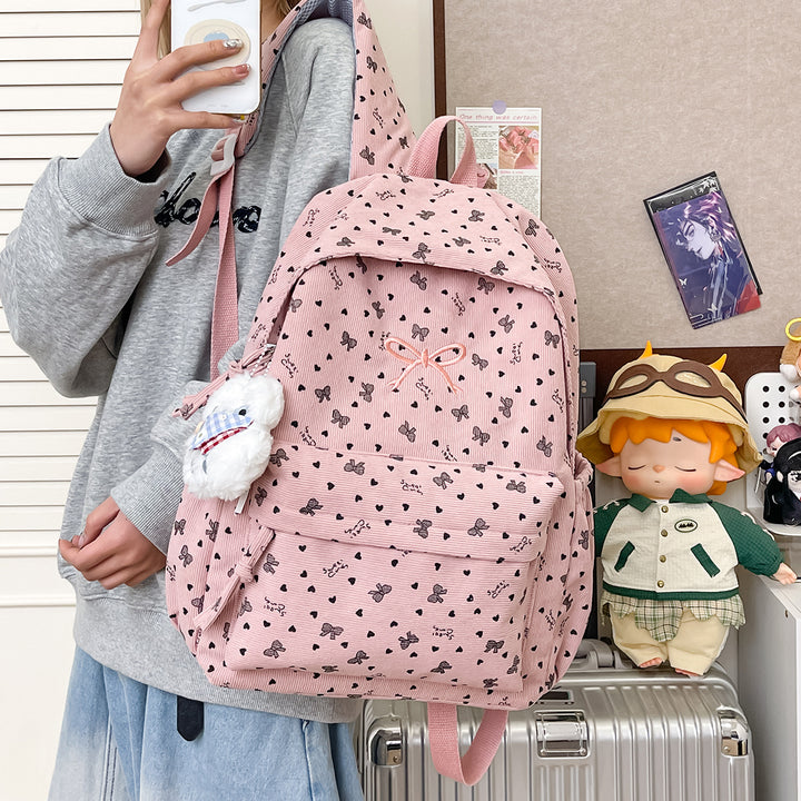 Floral-Patterned Travel Backpack Stornfield