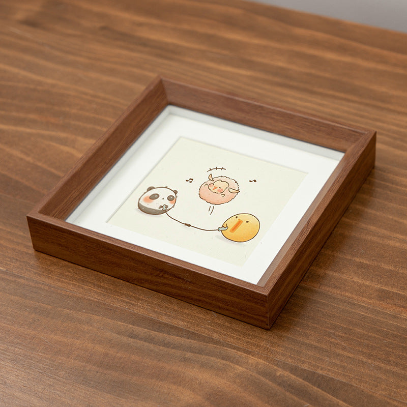 Charming Illustrated Art Display Frame for Home