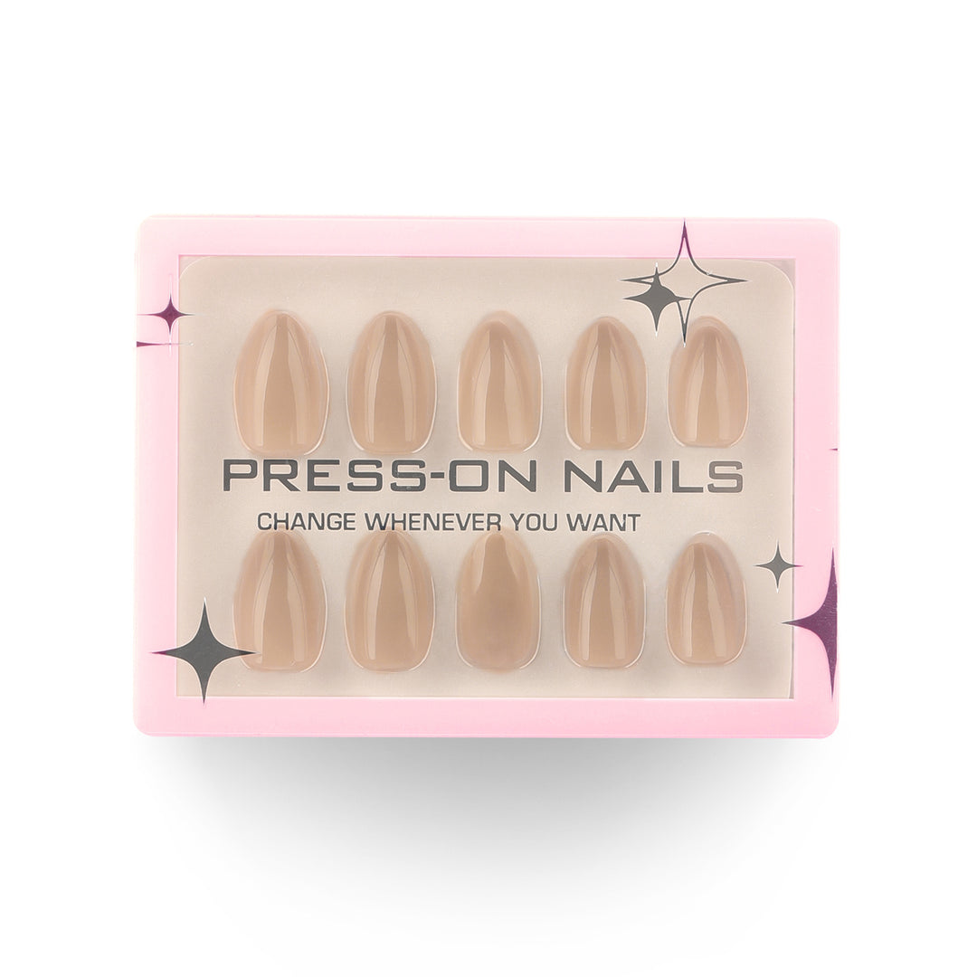 Artificial press-on nails in elegant oval design Stornfield