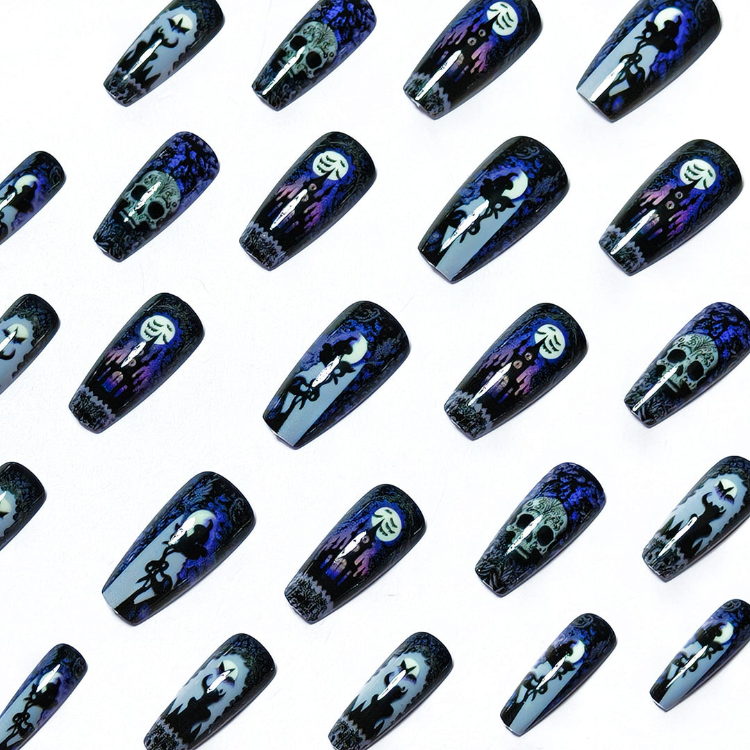Creative Halloween Style Artificial Nails Stornfield