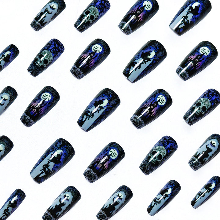 Creative Halloween Style Artificial Nails Stornfield