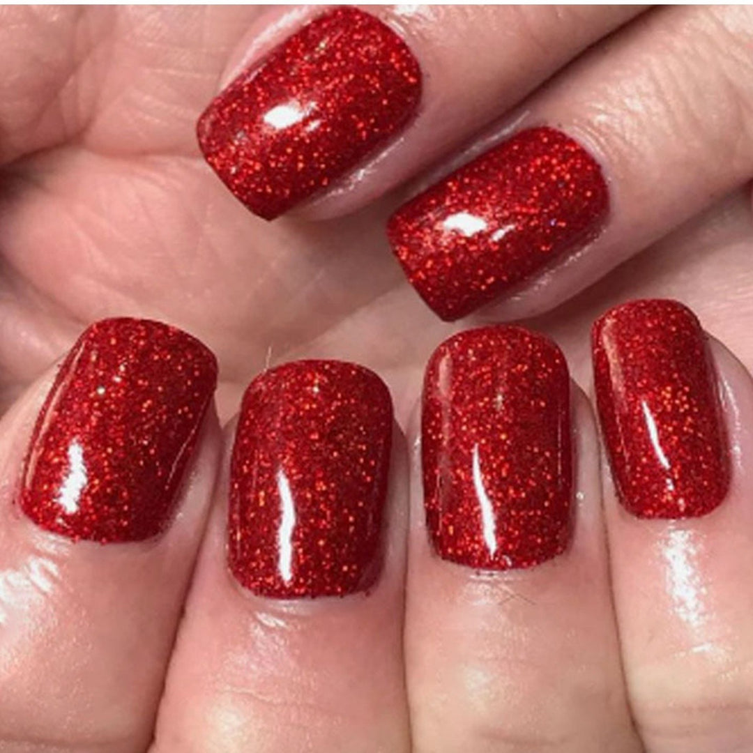 Sparkling Glitter Nail Extensions