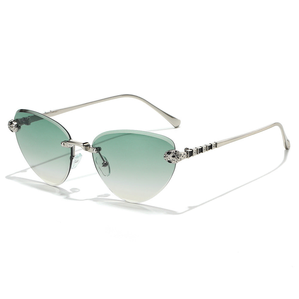 Designer Cat-Eye Sunglasses with Decorative Accents Stornfield