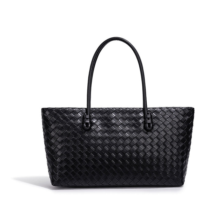 Woven Leather Tote Bag Stornfield