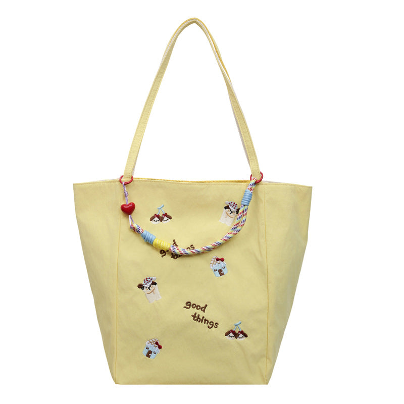 Embroidered Casual Tote Stornfield
