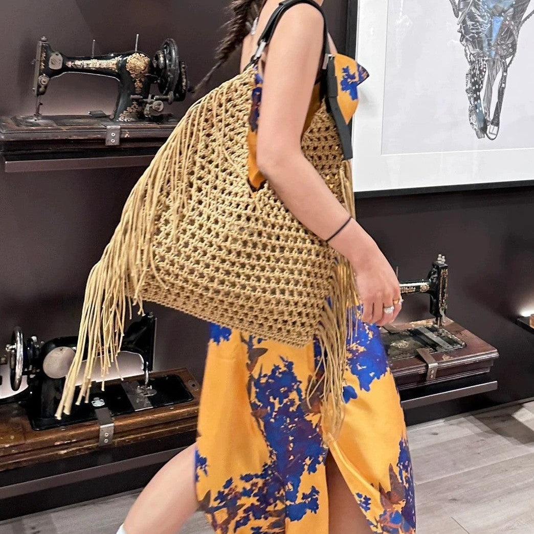 Macrame Drawstring Bag Stornfield