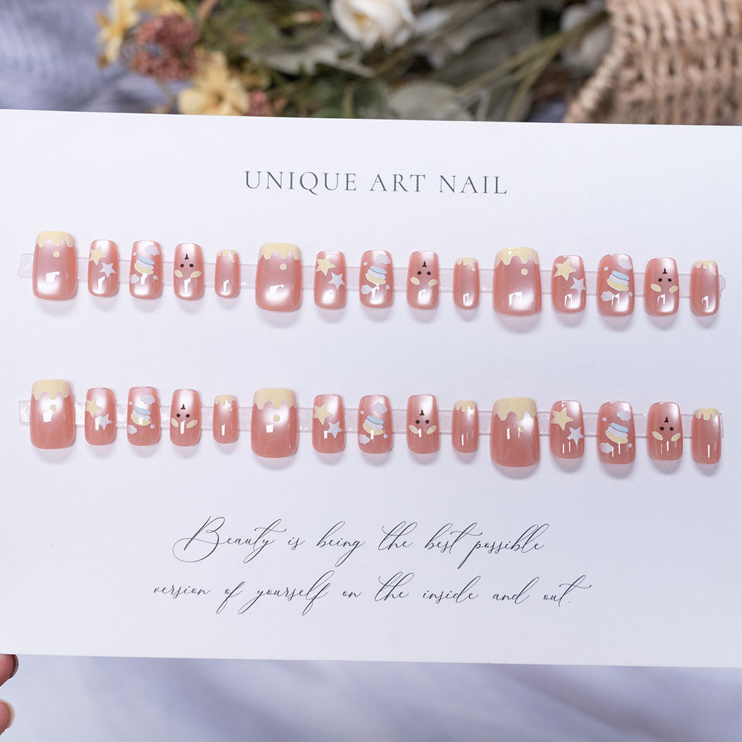 Themed Press-On Nail Art Set
