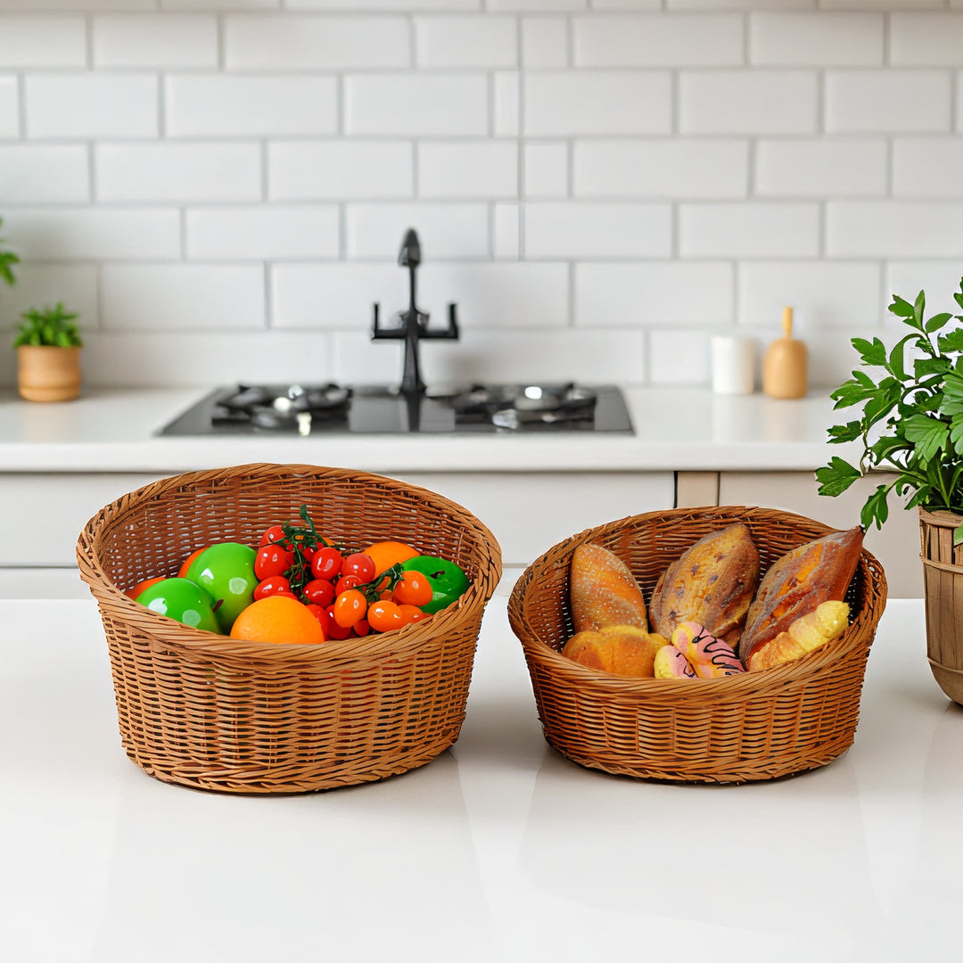 Elegant Woven Serving Tray Stornfield