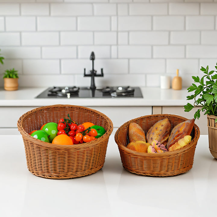 Elegant Woven Serving Tray Stornfield