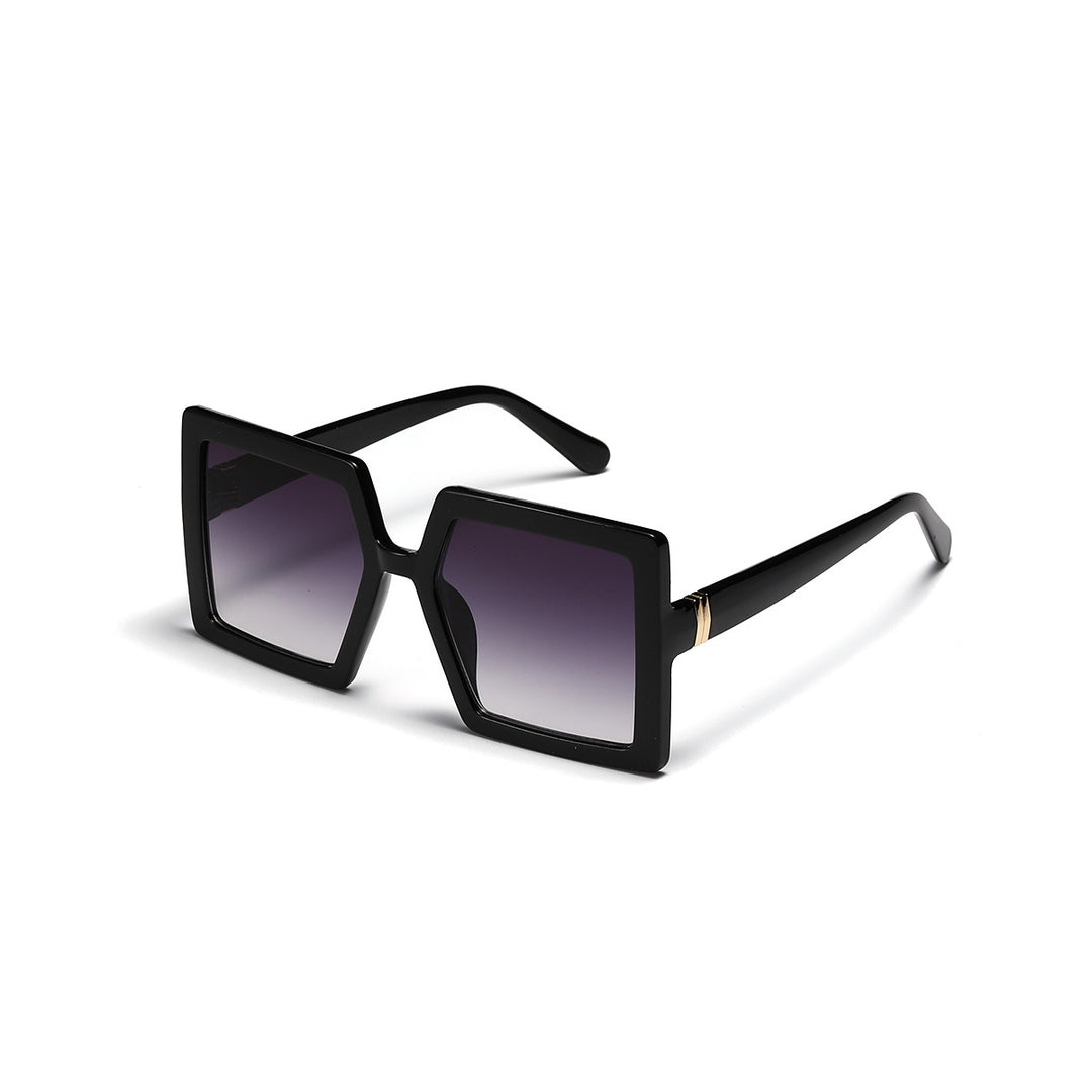 Ladies geometric sunglasses with modern, wide frame Stornfield