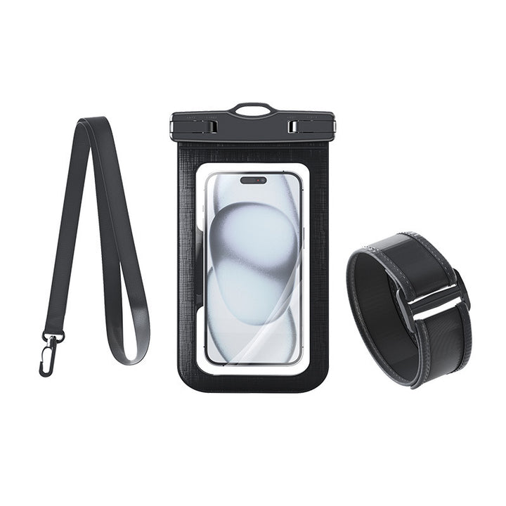 Waterproof smartphone case with adjustable carrying strap Stornfield