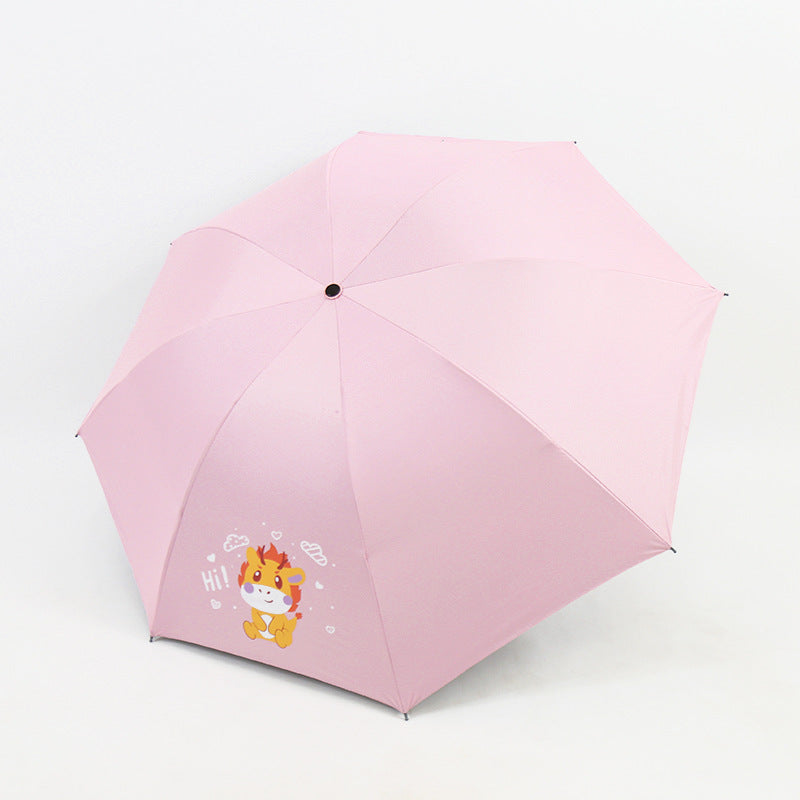 Women's Folding Umbrella with Fun Animal Design Stornfield