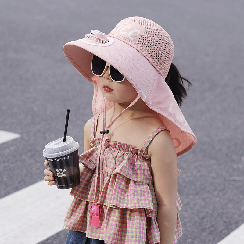 Child-Sun-Protective-Hat with Neck Protection, Breathable Mesh and Adjustable Chin Strap Stornfield