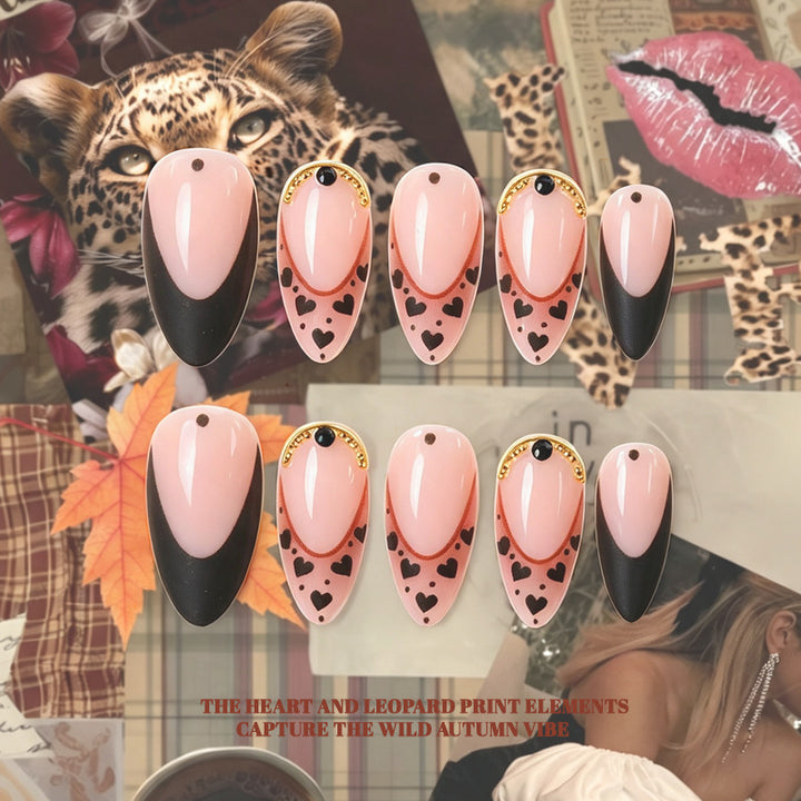 Unique Elegant Press-On Nail Tips Set Stornfield