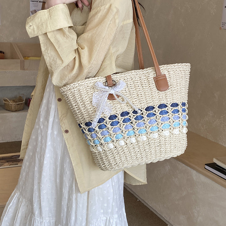 Woven Straw Tote