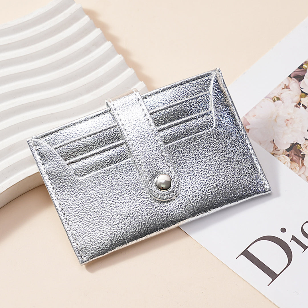 Luxe Metallic Card Holder