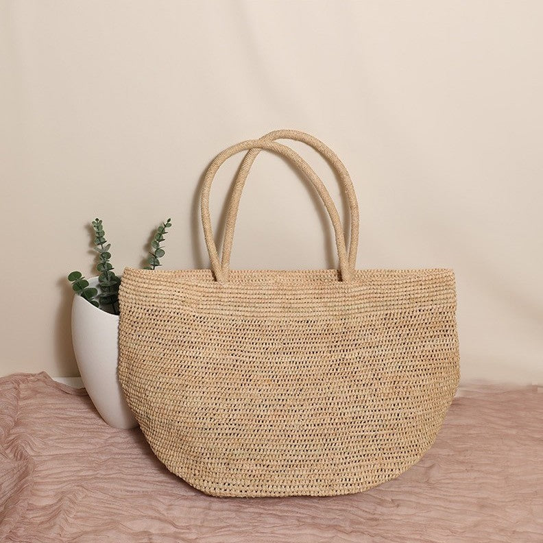 Handcrafted Beach Bag Made of Natural Material Stornfield