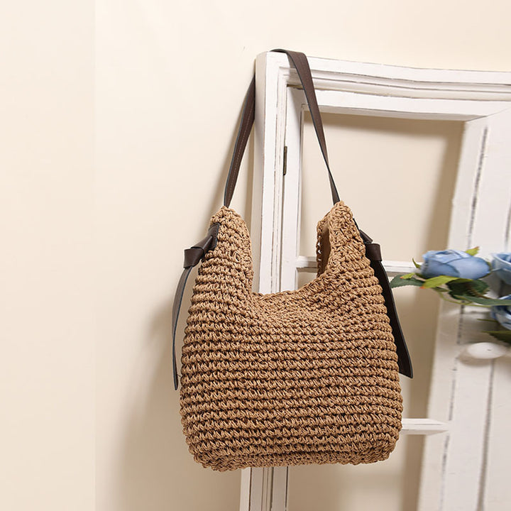 Fashionable Handmade Shoulder Bag Made of Natural Material Stornfield