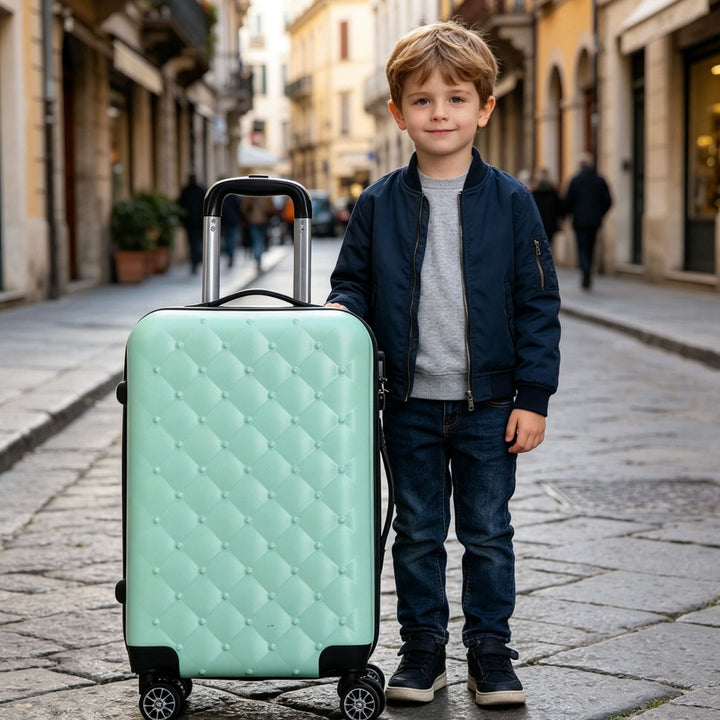 Unisex Quilted Hard Shell Carry-On Suitcase Stornfield