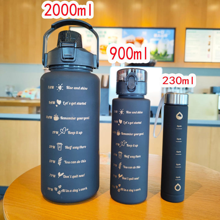 Ladies Motivating Water Bottle with Time Markers Stornfield