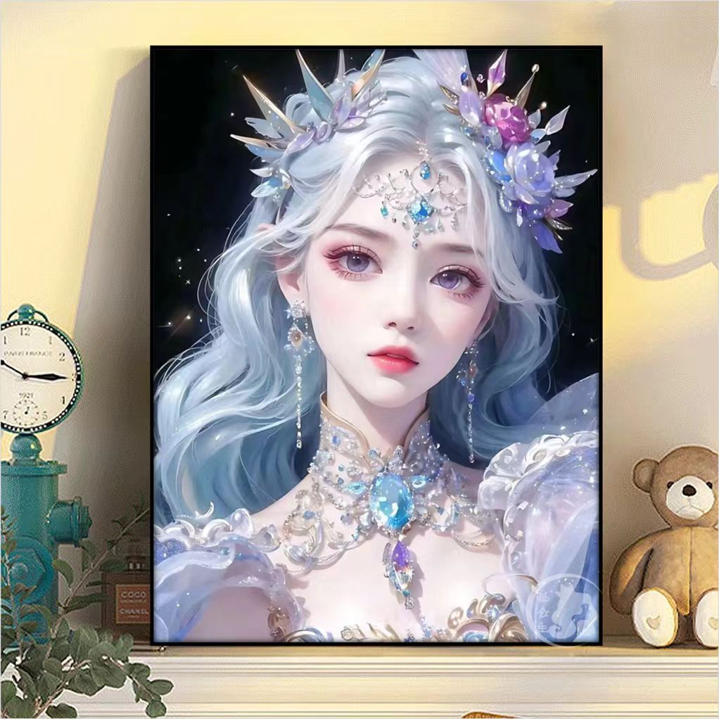 Fantasy Character Portrait Canvas Art Print Stornfield