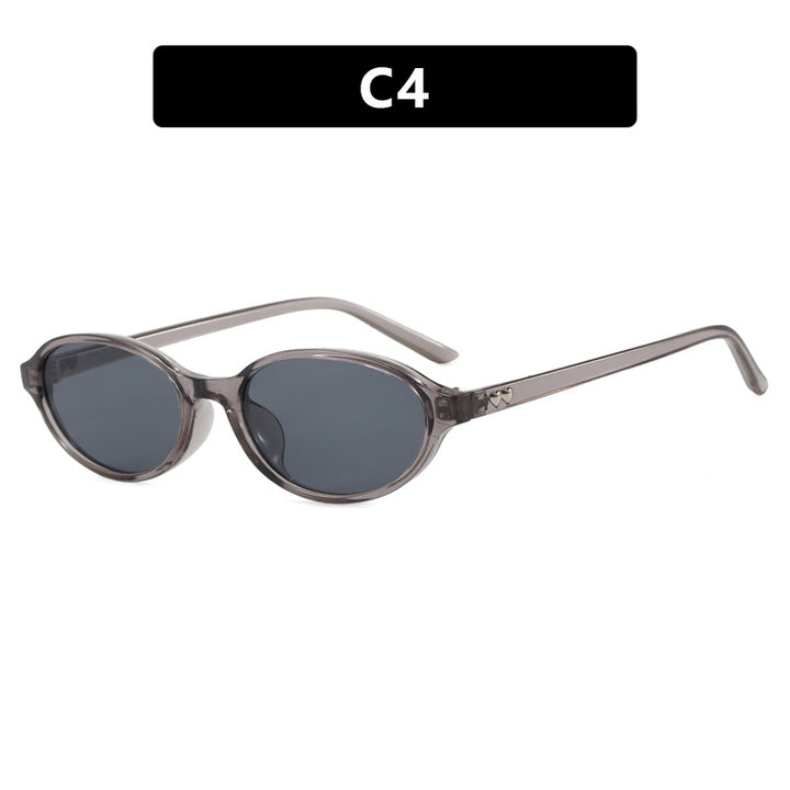 Women's fashionable sunglasses with oval frame and UV protection Stornfield