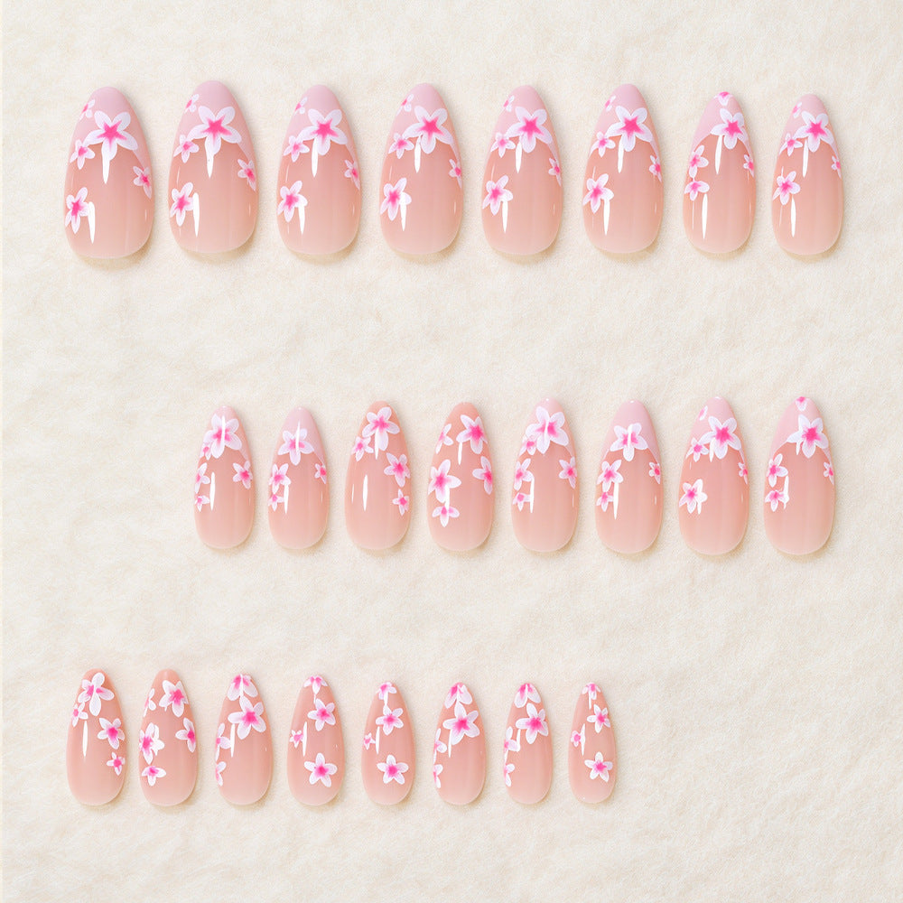 Floral Accent Stiletto Nail Art Set Stornfield