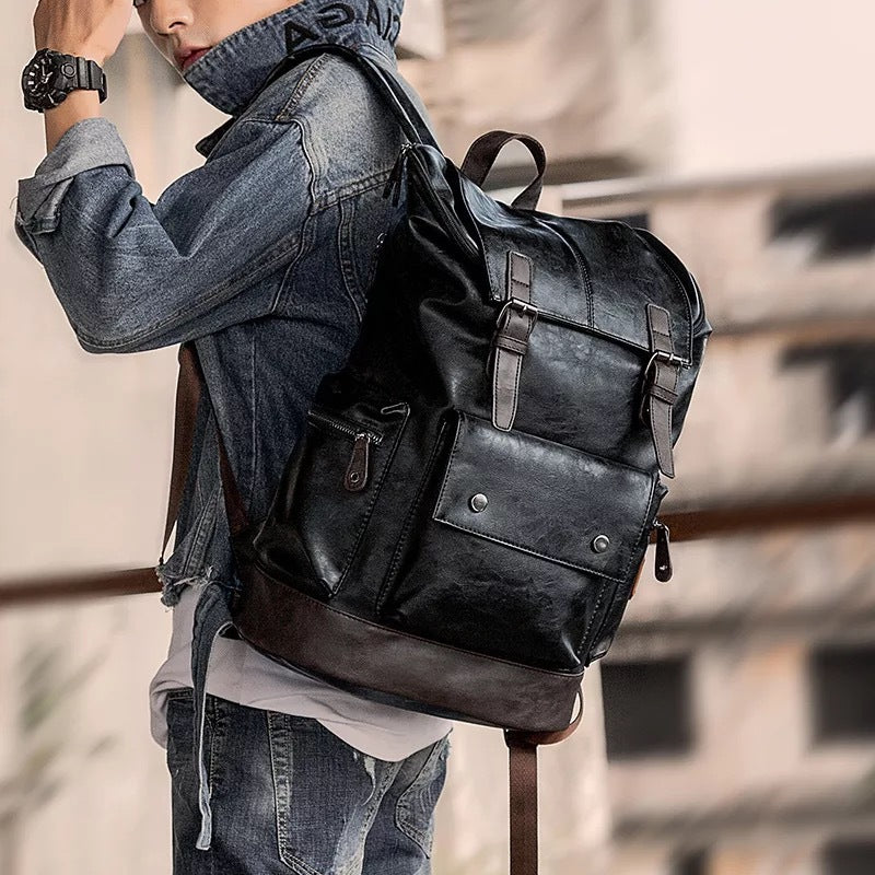 Durable and Elegant Backpack Made of High-Quality Faux Leather Stornfield